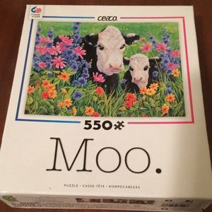 NEW Ceaco Moo 550 piece Puzzle